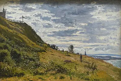 Taking a Walk on the Cliffs of Sainte-Adresse Claude Monet